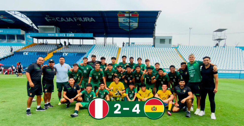 Bolivia vs. Perú Amistoso, Selección Boliviana Sub-17, Campeonato Sudamericano en Paraguay
