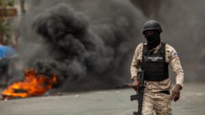 un soldado en guerra