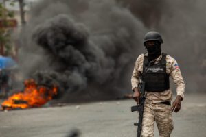 un soldado en guerra