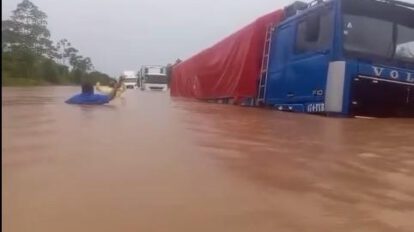 La magnitud de la inundación