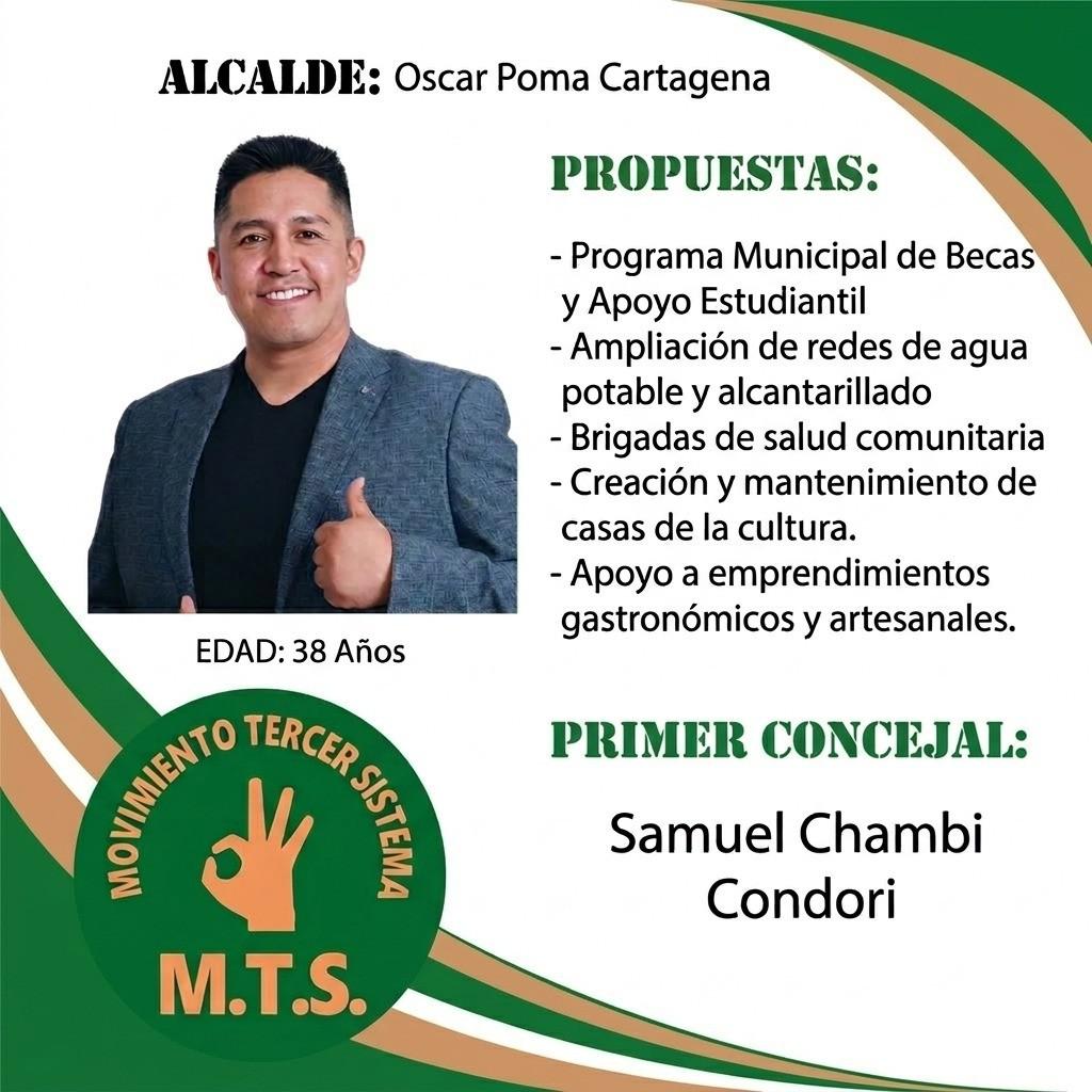 Candidato a alcalde de Oruro