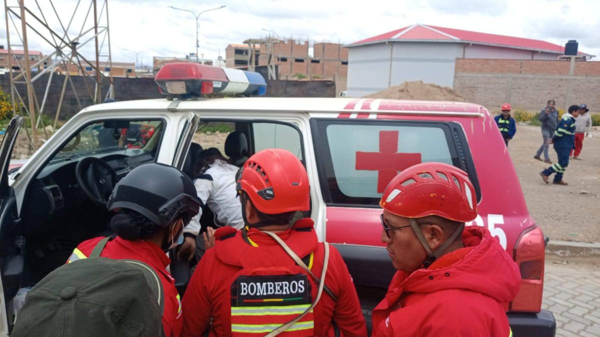 la mujer es trasladada a la FELCC