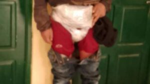 fotografia de uno de los autores del robo de mineral