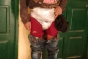 fotografia de uno de los autores del robo de mineral