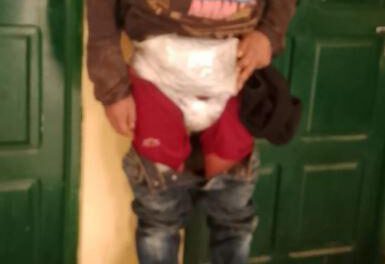 fotografia de uno de los autores del robo de mineral