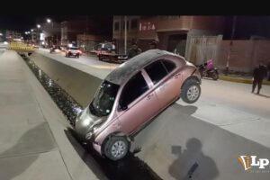 falta de precaucion provoca accidente de transito