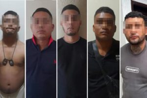 Cinco detenidos colombianos y dos ecuatorianos
