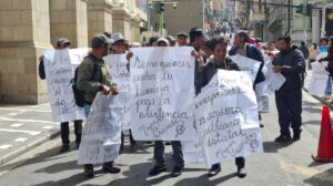 Protesta del colectivo Mujeres Creando