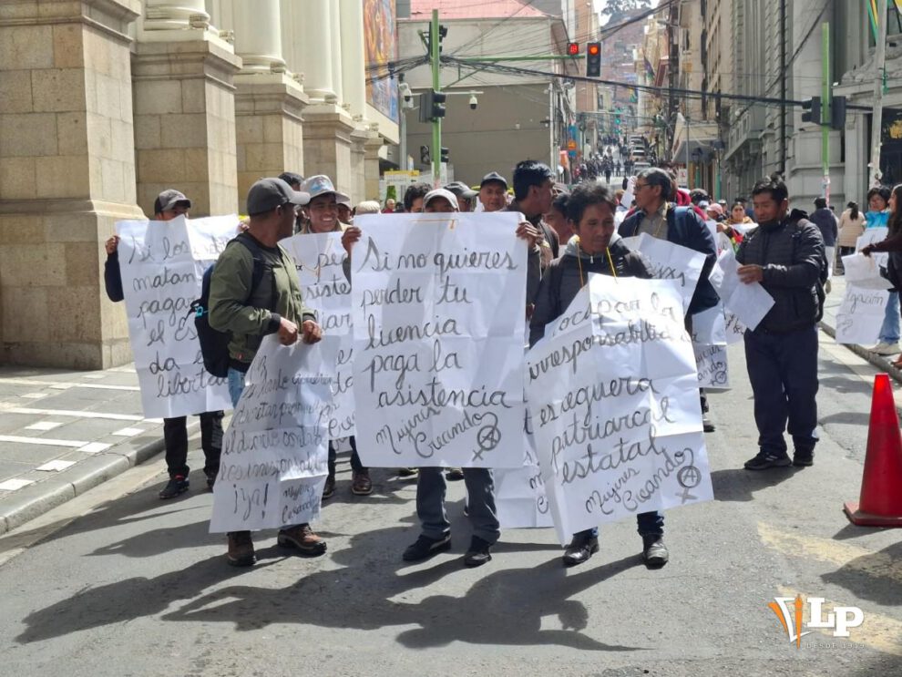 Protesta del colectivo Mujeres Creando