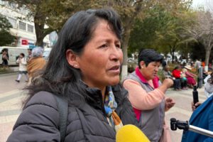 Directora del centro, Zulma Chambi