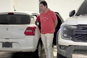 Efectivos de la Policía Nacional, lograron capturar a Marcelo Arce Mosqueira, hijo del expresidente Luis Arce Catacora, el operativo tuvo lugar en la zona de Equipetrol