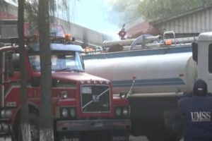 carro bombero y cisterna