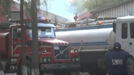 carro bombero y cisterna