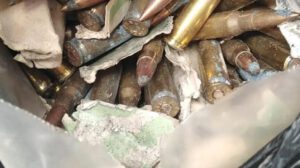 municiones encontradas en bus publico