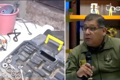 Partes de vehiculos encontrados