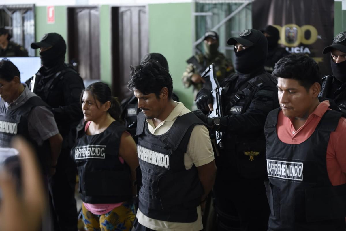 Santa Cruz - El ministerio de Gobierno, presentó nuevos aprehendidos en el caso Marset