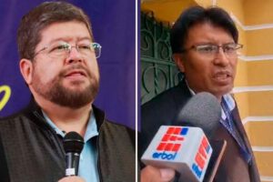 Condori es senador por Unidad, que es liderada por Doria Medina.