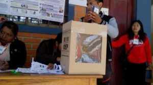 votación en Bolivia