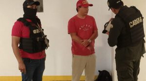 Efectivos de la Policía Nacional, lograron capturar a Marcelo Arce Mosqueira