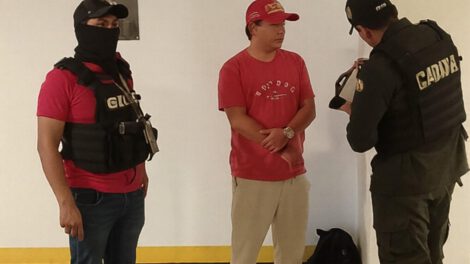 Efectivos de la Policía Nacional, lograron capturar a Marcelo Arce Mosqueira