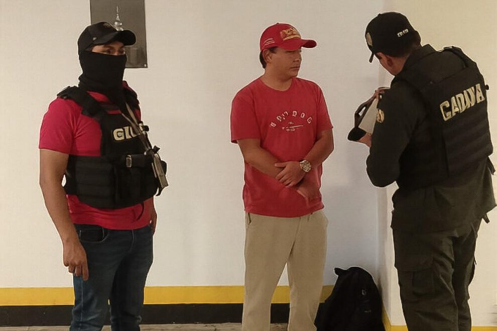 Efectivos de la Policía Nacional, lograron capturar a Marcelo Arce Mosqueira