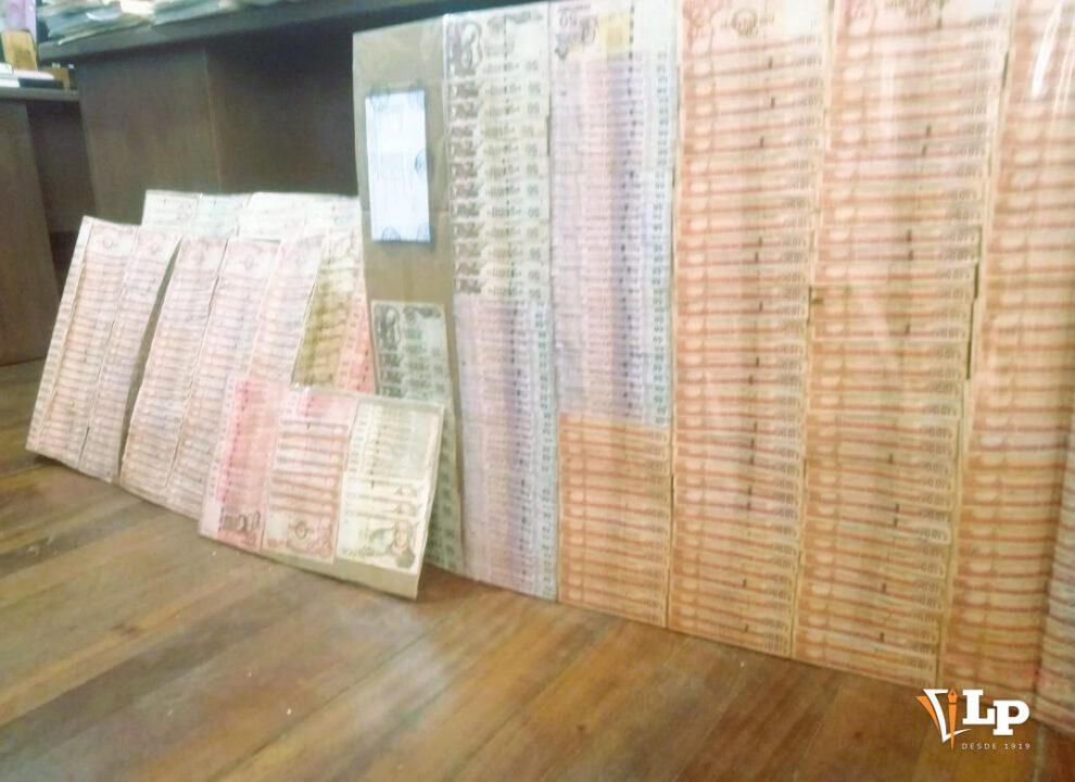 exhibición del monto de dinero