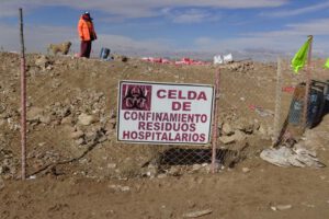 Celda de residuos hospitalarios