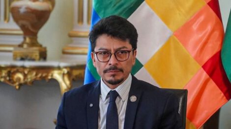 El canciller Fernando Aramayo