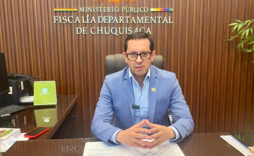 imagen del fiscal departamental de Chuquisaca