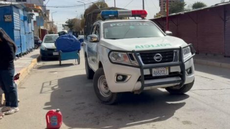 imagen de la Policía en la zona