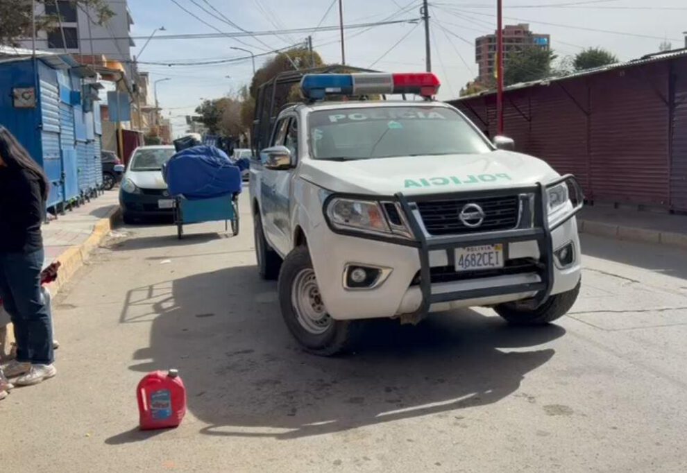 imagen de la Policía en la zona