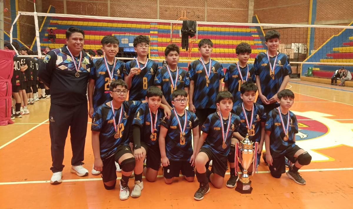 Torneo Nacional de Voleibol Menores, Oruro Organizador de la competencia, Yesal campeón