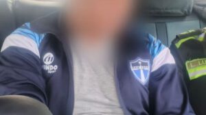 imagen de uno de los aprehendidos en esta jornada