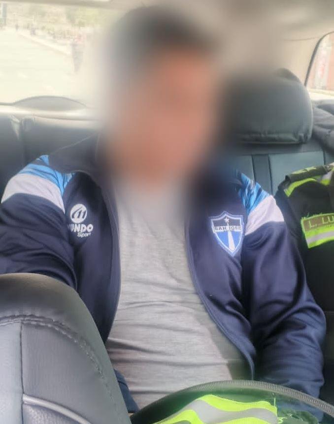 imagen de uno de los aprehendidos en esta jornada