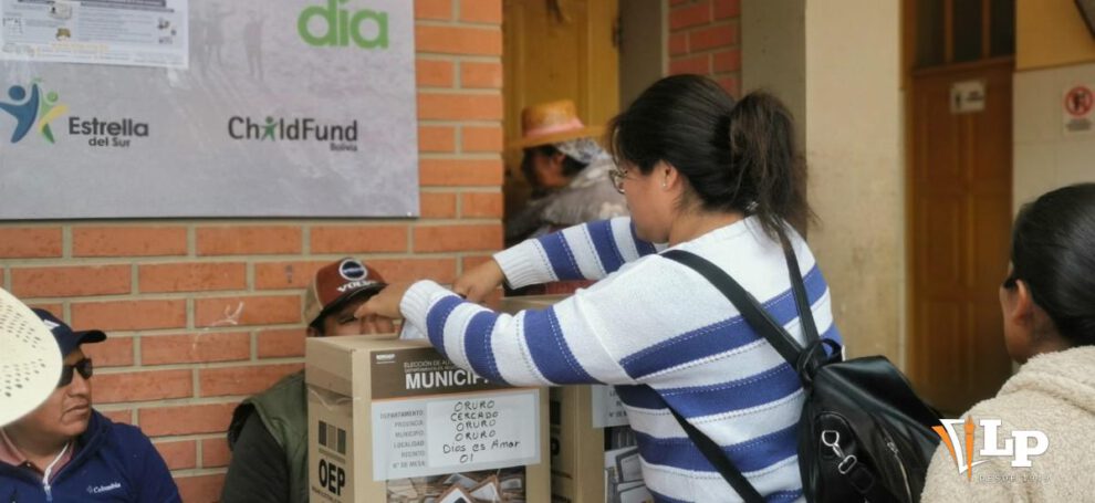 Votación Subnacionales Oruro