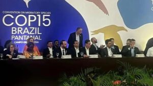 El canciller boliviano participó en encuentro internacional de la COP15 de la Convención sobre las Especies Migratorias en Brasil