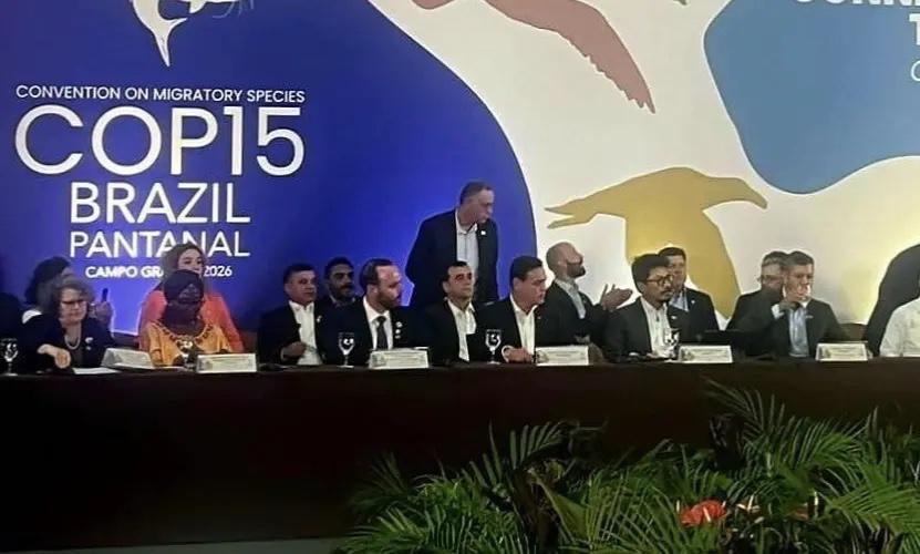 El canciller boliviano participó en encuentro internacional de la COP15 de la Convención sobre las Especies Migratorias en Brasil