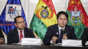 José Eduardo Iriarte, presidente de Cadinpaz, y Christian Aramayo, presidente de la Fundación Gobierno Abierto