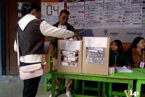 Un recinto electoral en Oruro