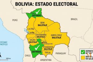 mapa de Bolivia electoral