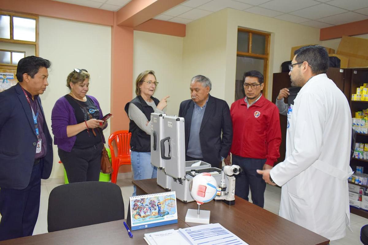 Visita de delegación internacional