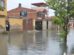 ciudadana no puede salir de su vivienda debio a la inundacion de las calles