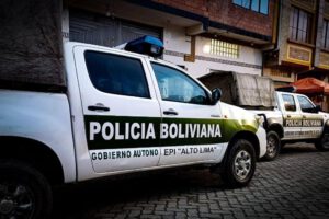 movilidad  policial de el alto la paz
