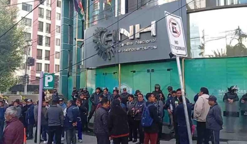 Transportistas de La Paz