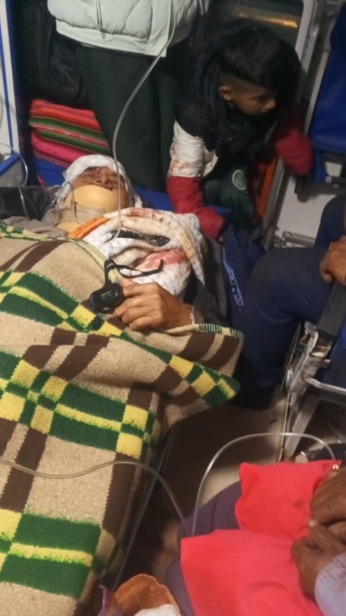 uno de los accidentados