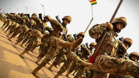 Imagen referencial de soldados que prestan el servicio militar