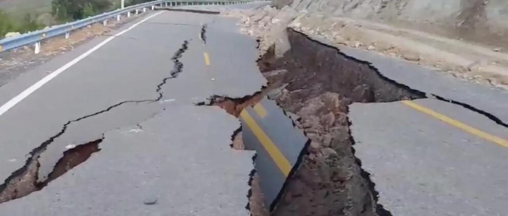 La ruta afectada hacia Torotoro