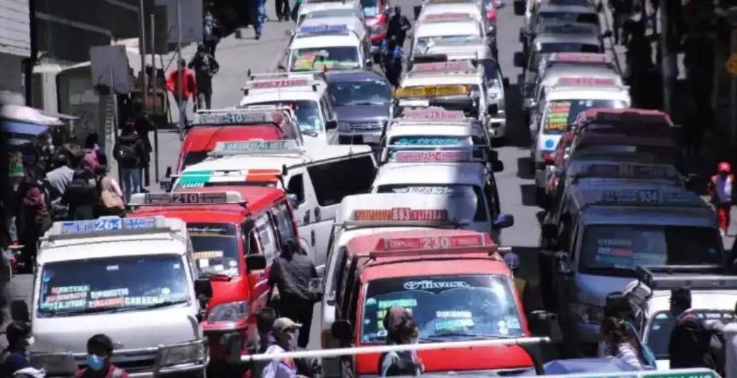 Choferes del transporte