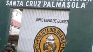 Ingreso principal del penal de Palmasola en la capital cruceña