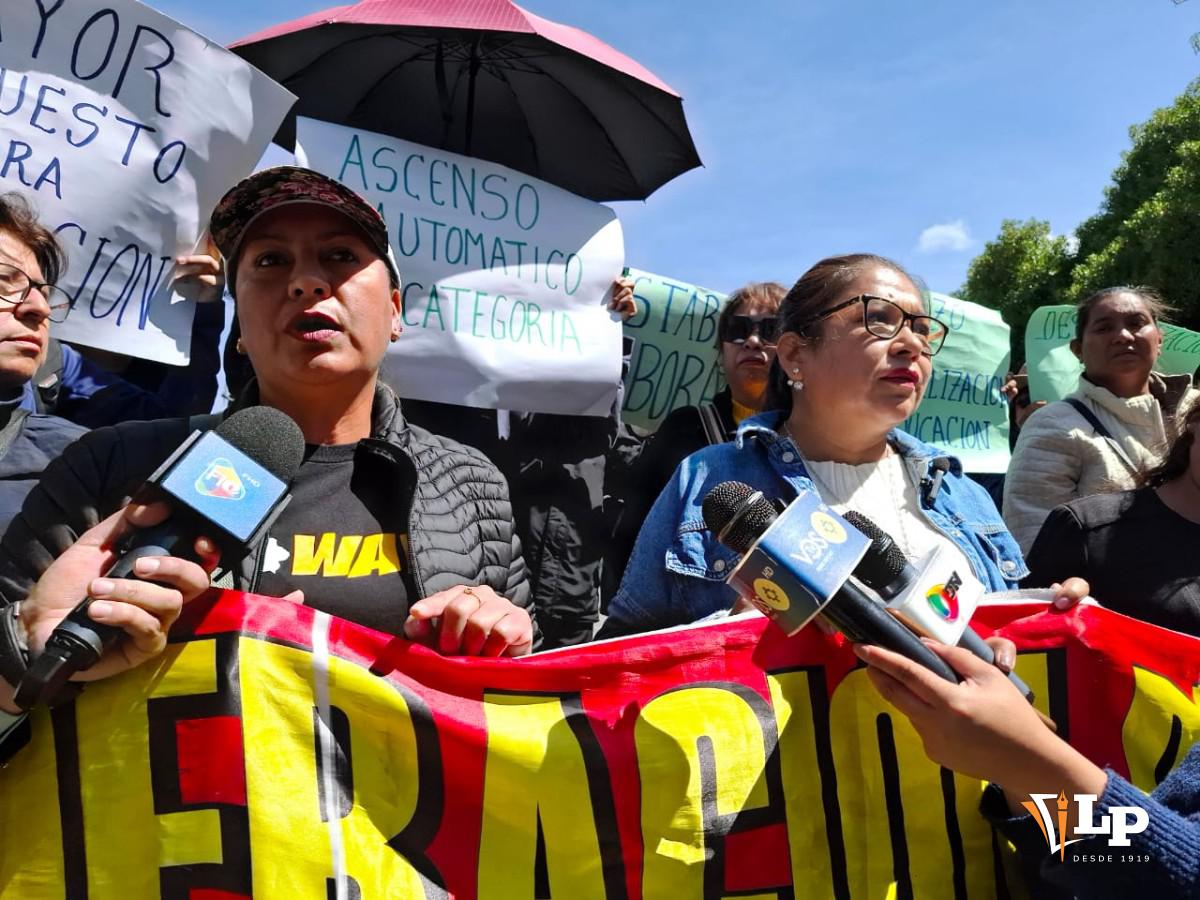 Magisterio pide más presupuesto y nivelación salarial